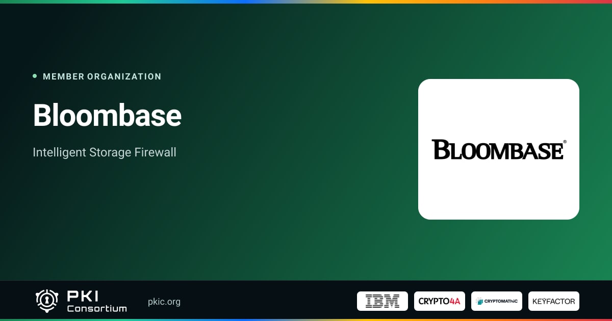 Bloombase | PKI Consortium