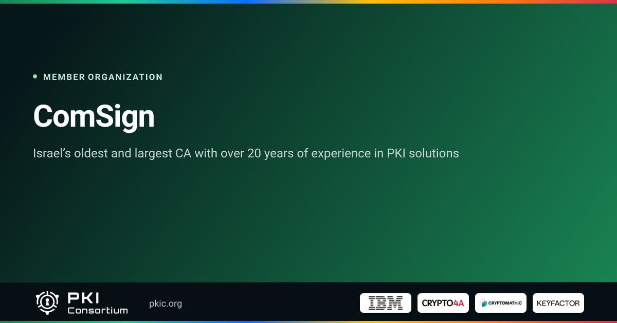ComSign | PKI Consortium