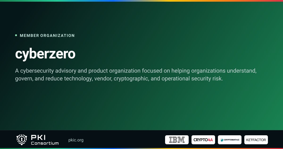 cyberzero | PKI Consortium