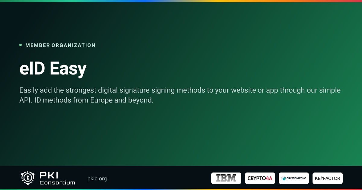 eID Easy | PKI Consortium