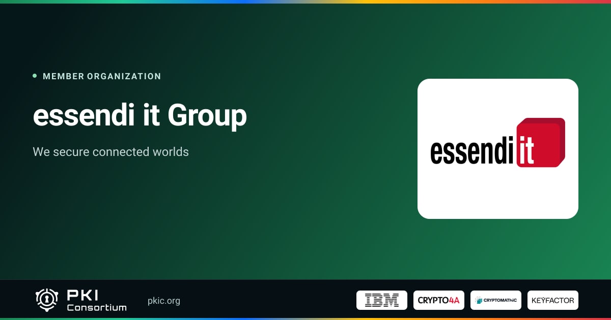 Essendi essendi it Group | PKI Consortium