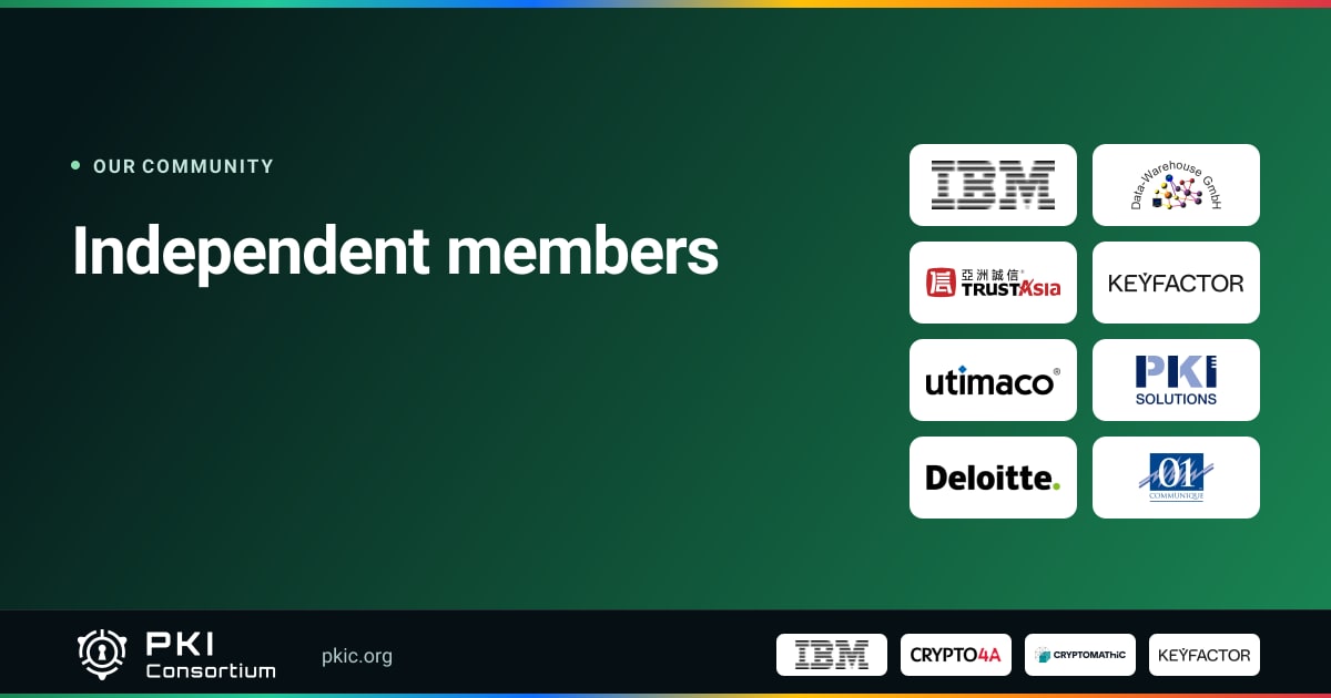 Independent Members | PKI Consortium
