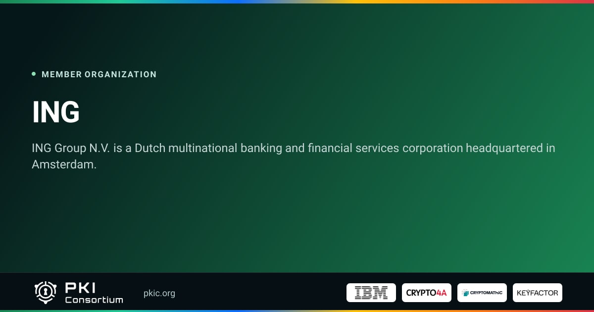 ING | PKI Consortium