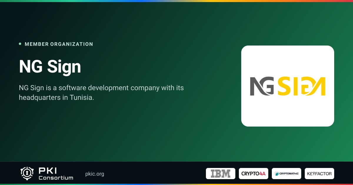 NG Sign | PKI Consortium