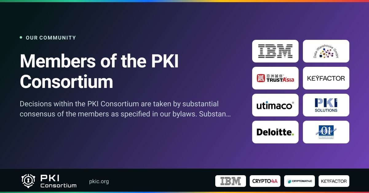 Members | PKI Consortium