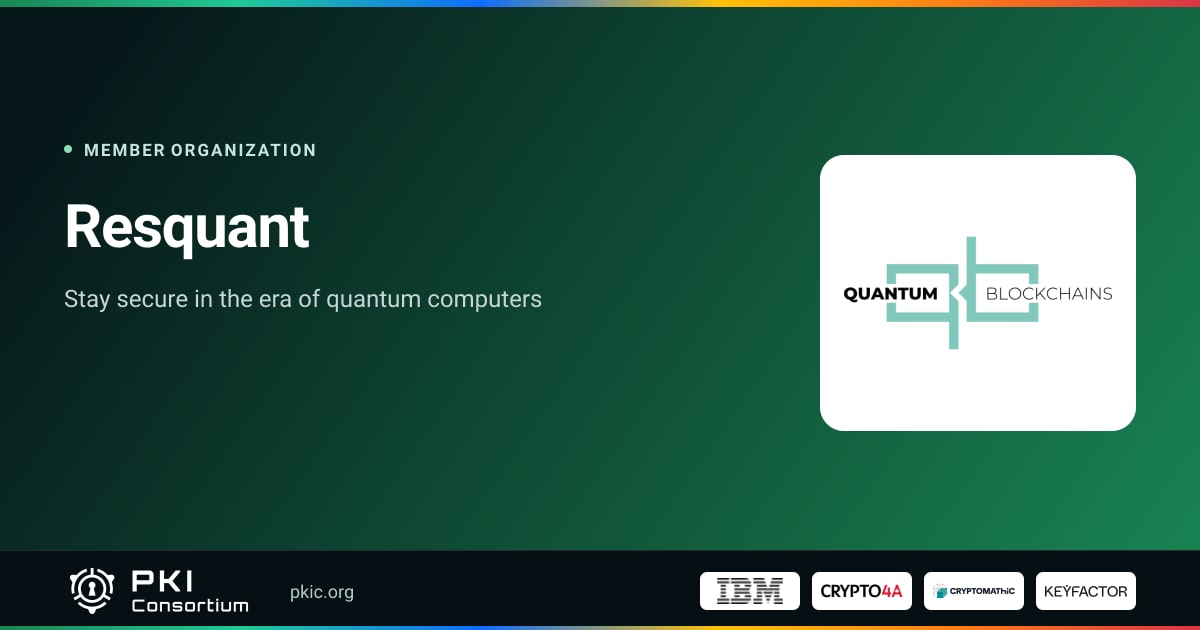 Resquant Logo Resquant | PKI Consortium