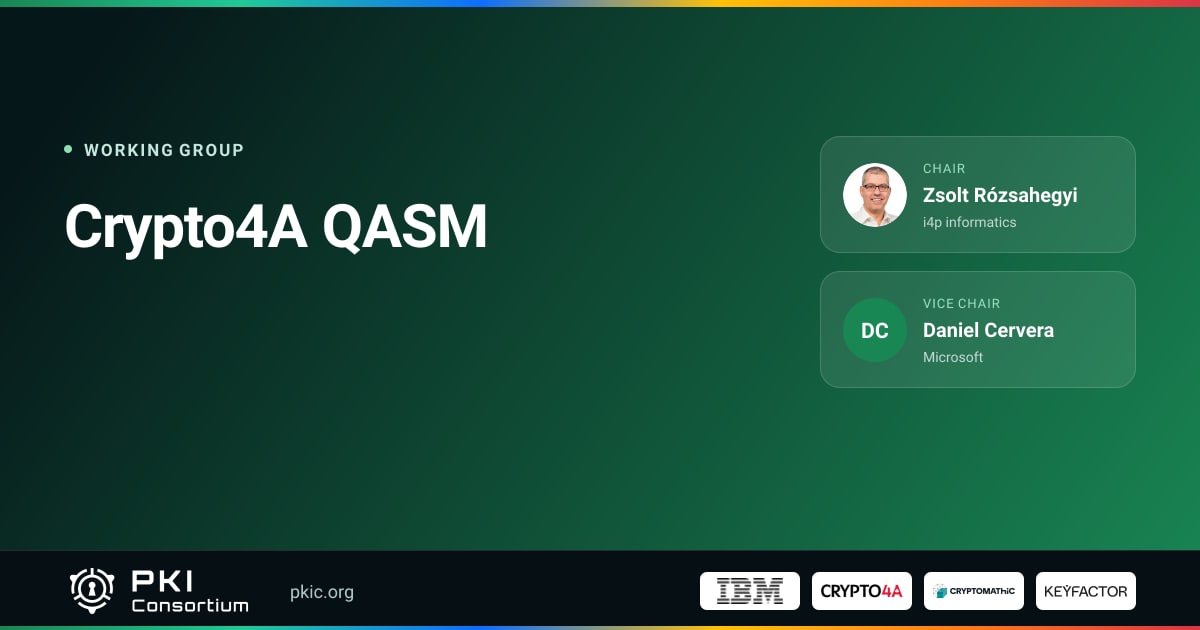 Crypto4A QASM | PKI Consortium