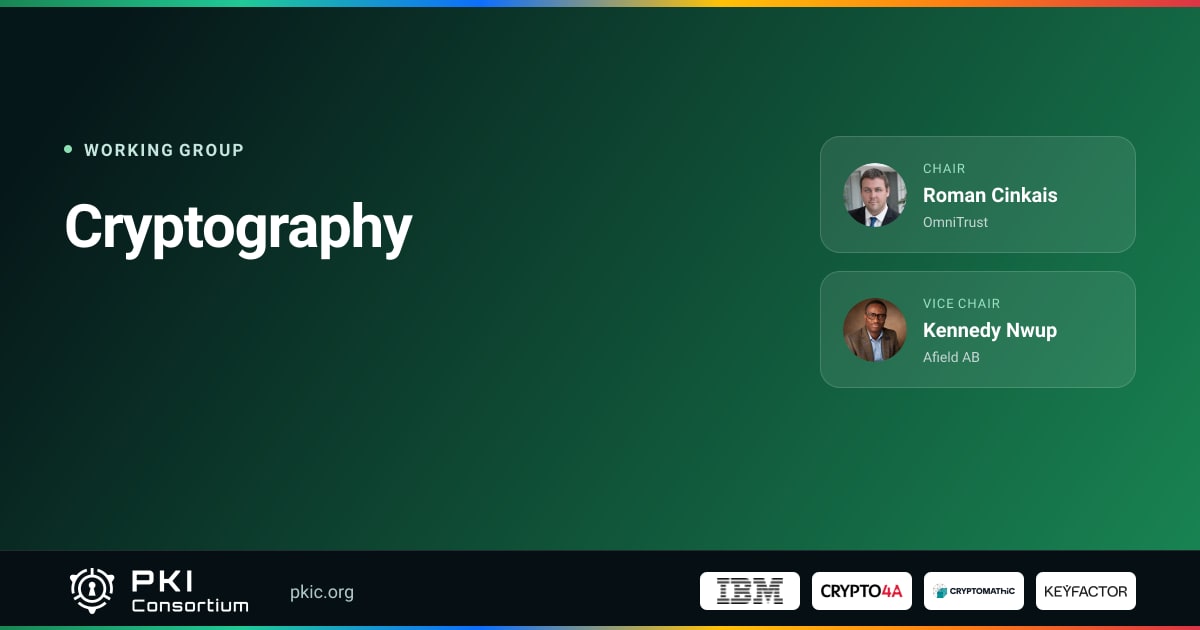 Cryptography | PKI Consortium