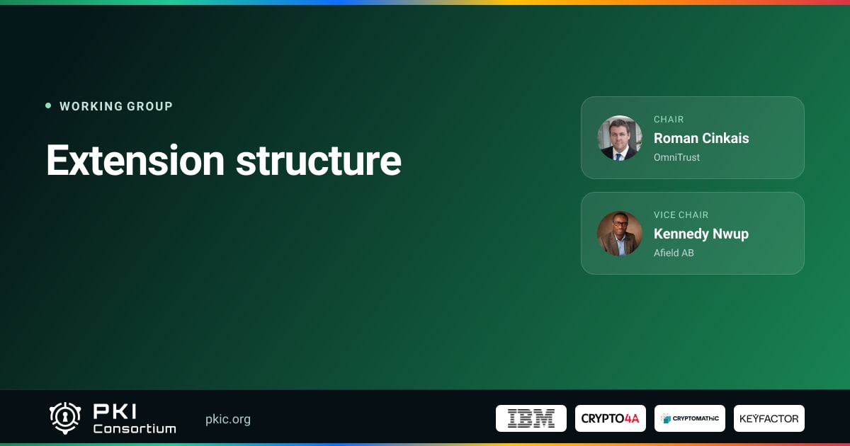 Extension structure | PKI Consortium