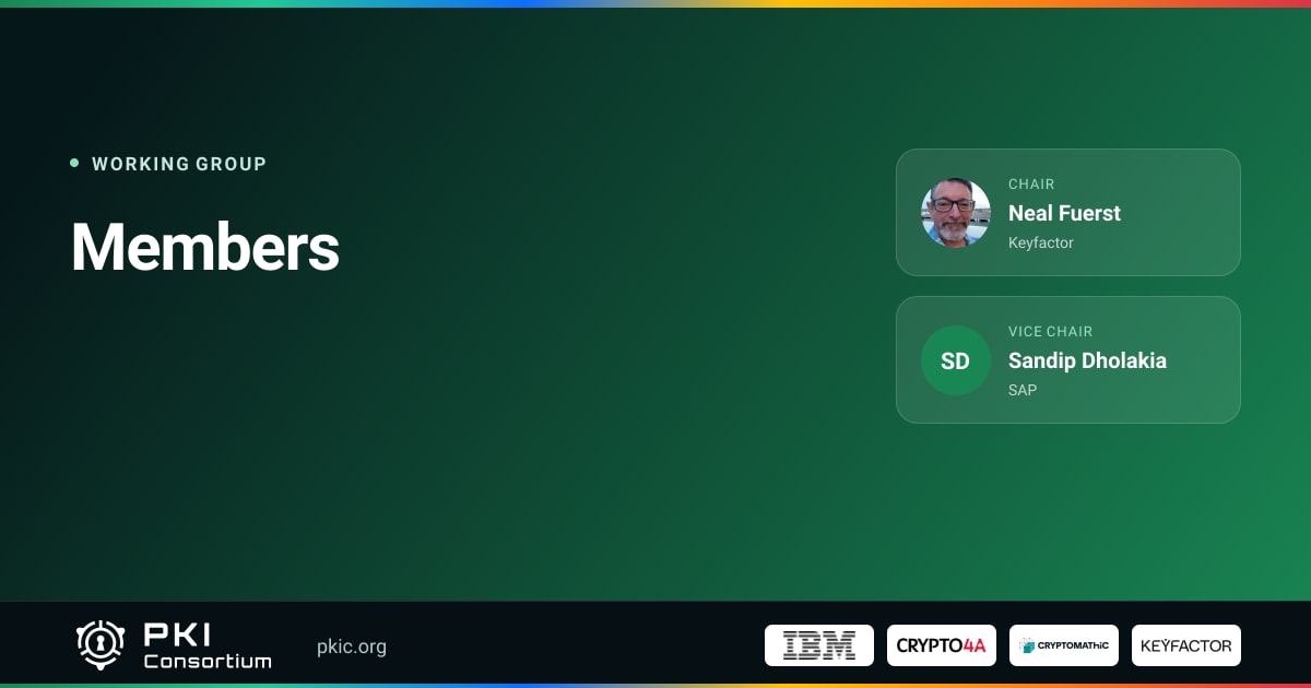 Members | PKI Consortium